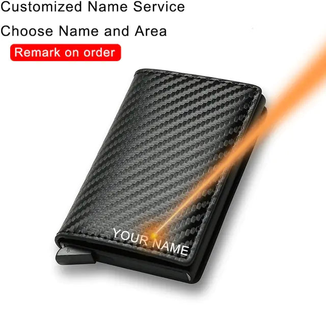 Carbon Fiber Card Holder Wallets