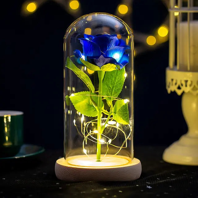 Artificial Flowers Décor In Dome