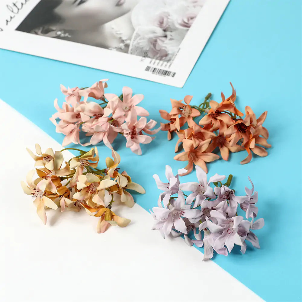 10/20Pcs Artificial Silk Flowers