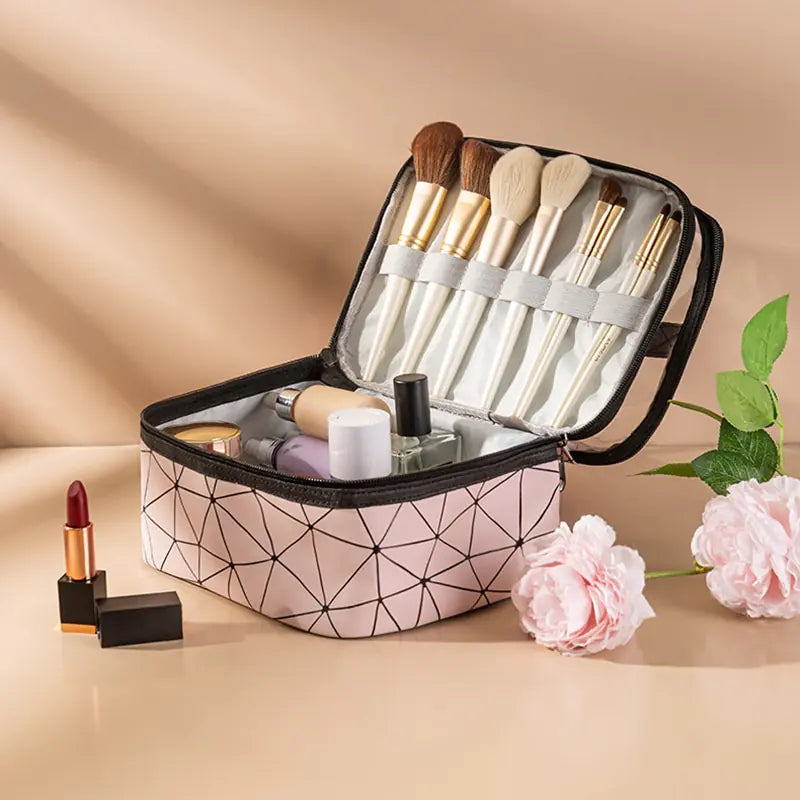 Multifunction Double Transparent Cosmetic Bag