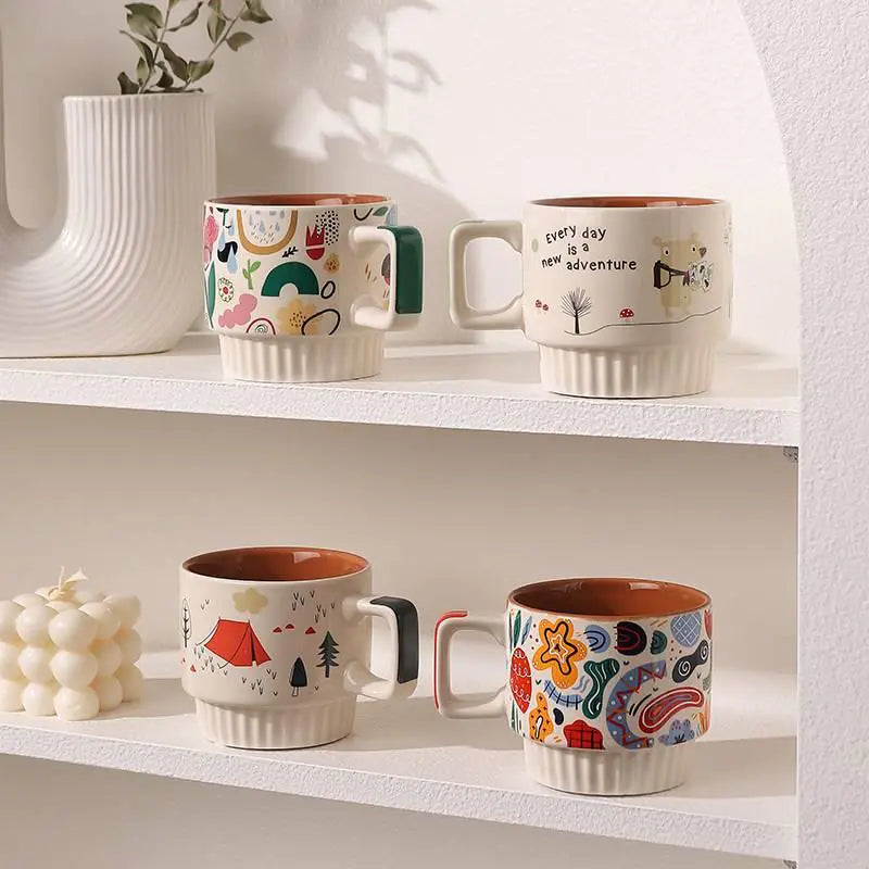 DIY Hand-Painted Ceramic Mug